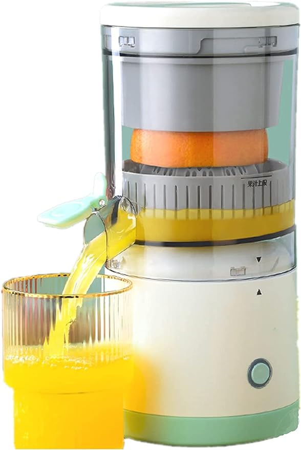 Electric Citrus Juicer, USB Rechargeable Easy Press, Easy to Clean